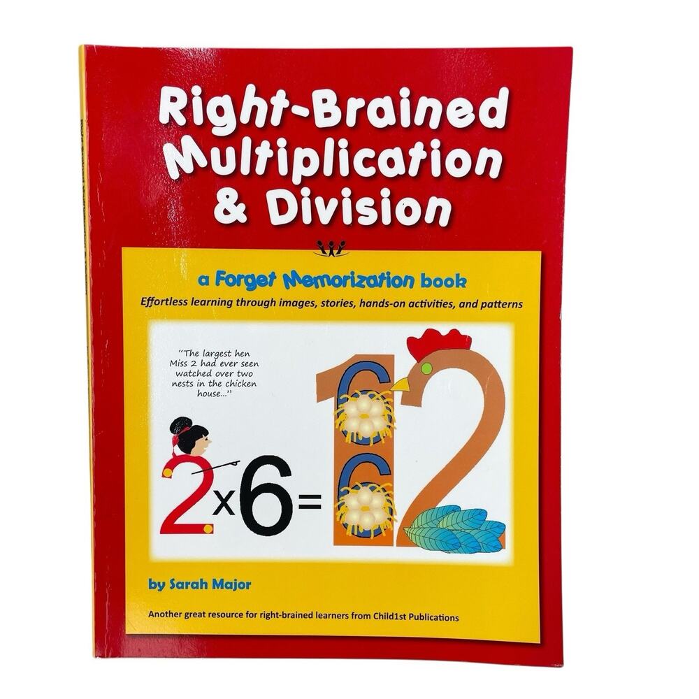 Right-Brained Math Multiplication & Division Struggling Learners Visual Learning